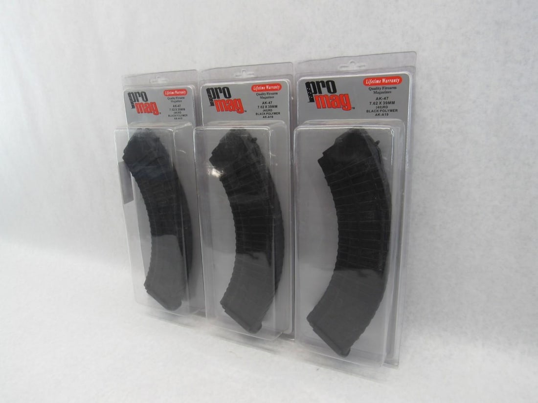 (3) ProMag 30 Round 7.62x39 AK Magazines - 3