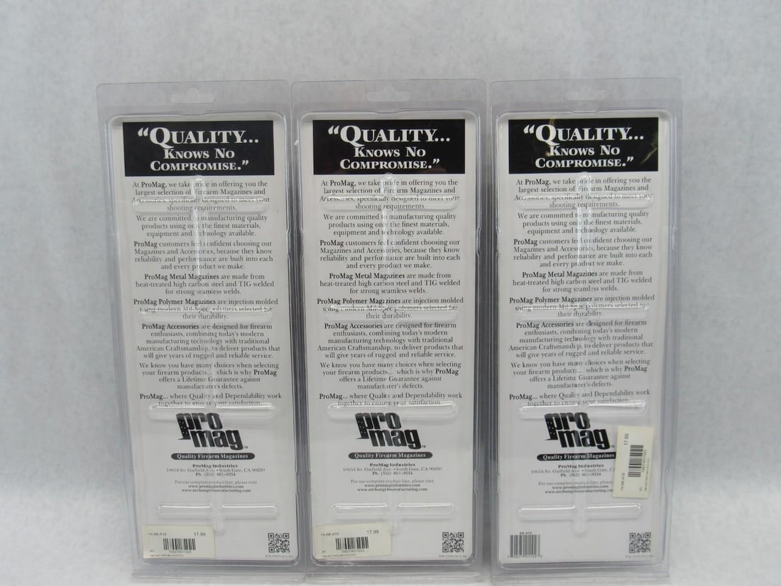 (3) ProMag 30 Round 7.62x39 AK Magazines - 6