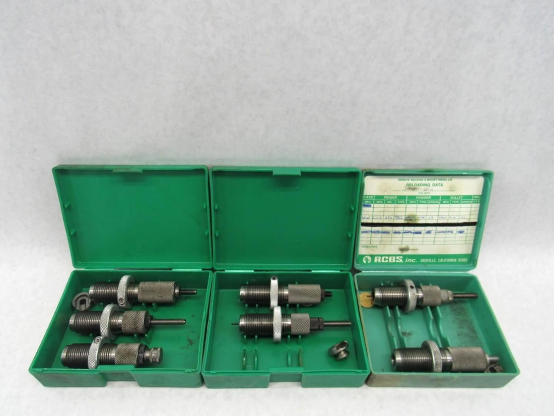 (3) Sets of Reloading Dies (1 of 7)