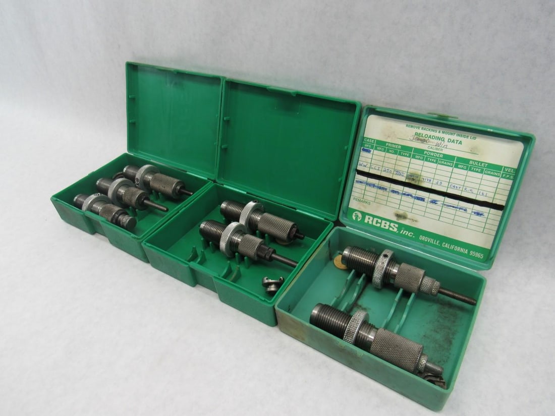 (3) Sets of Reloading Dies - 3