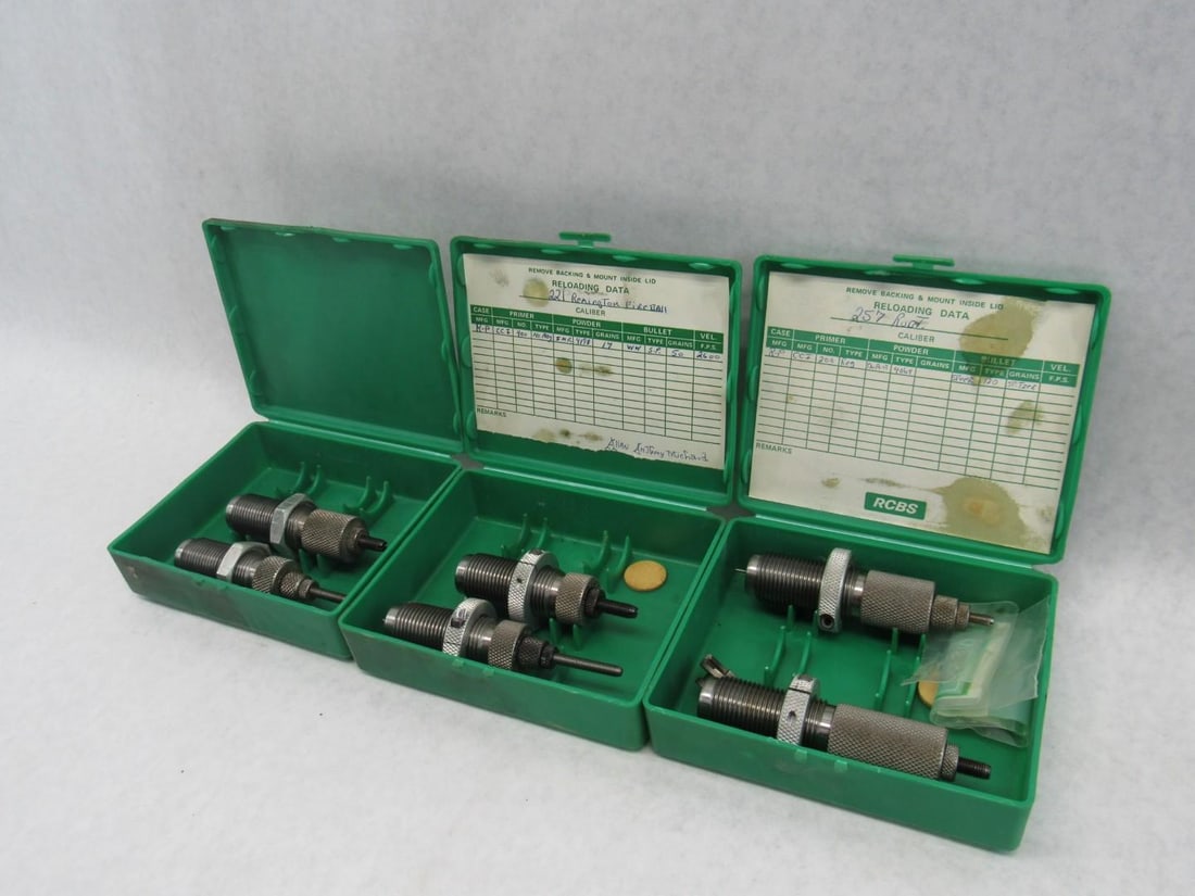 (3) Sets of Reloading Dies - 3