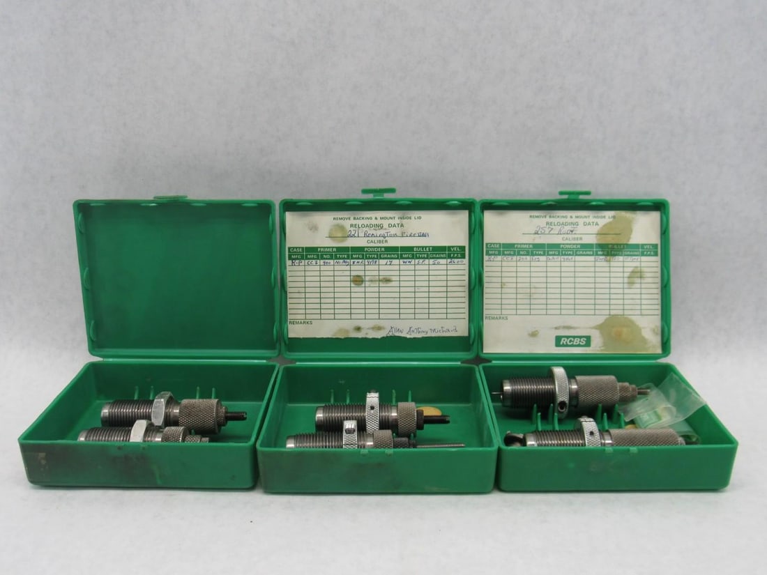 (3) Sets of Reloading Dies - 4