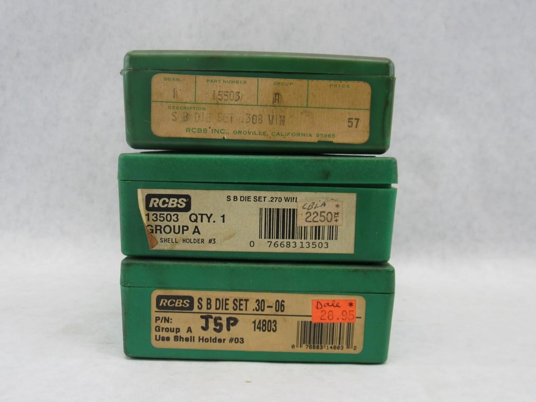 (3) Sets of Reloading Dies - 5