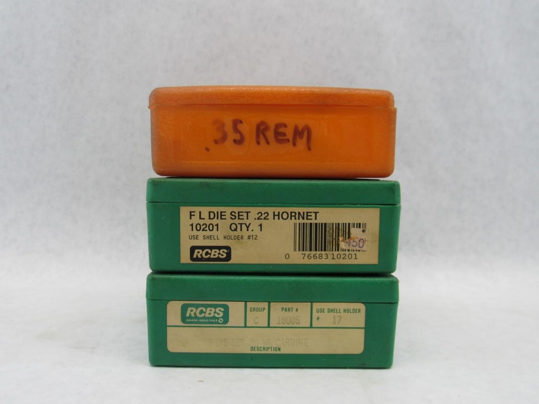 (3) Sets of Reloading Dies - 5