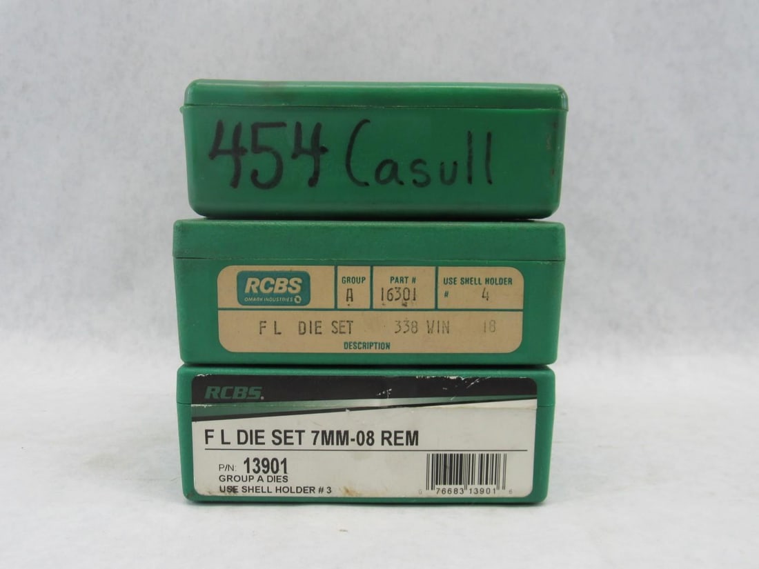 (3) Sets of Reloading Dies - 5