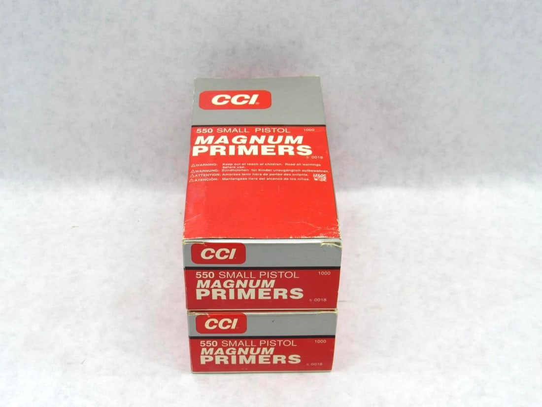 (1850) CCI 550 Magnum Small Pistol Primers: (1850) CCI 550 Magnum Small Pistol Primers 