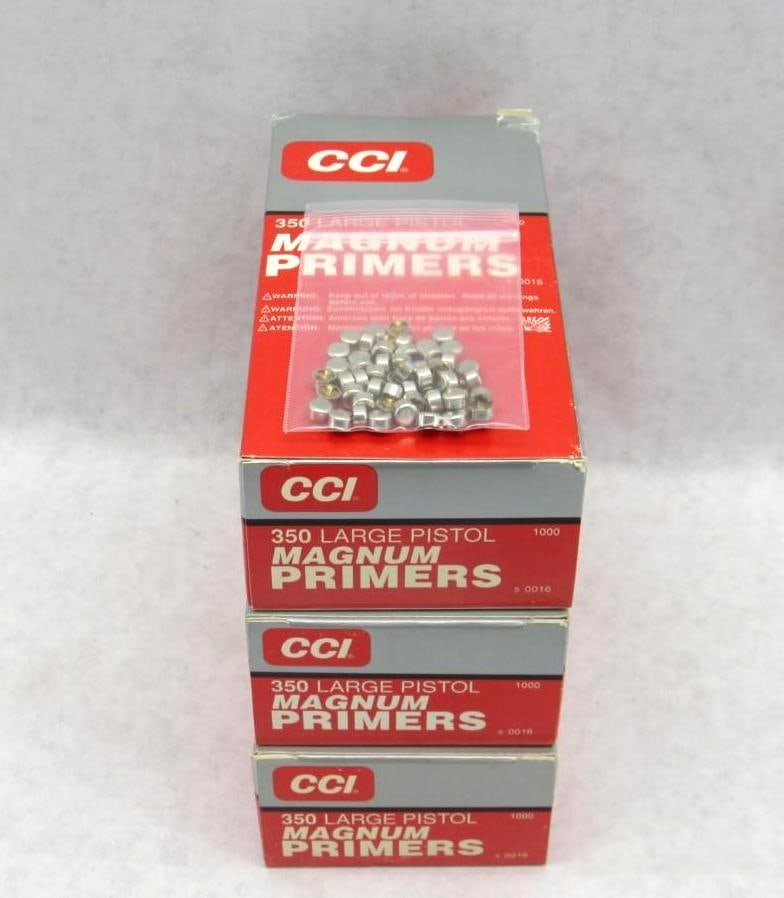 (3000) CCI 350 Magnum Large Pistol Primers: (3000) CCI 350 Magnum Large Pistol Primers 