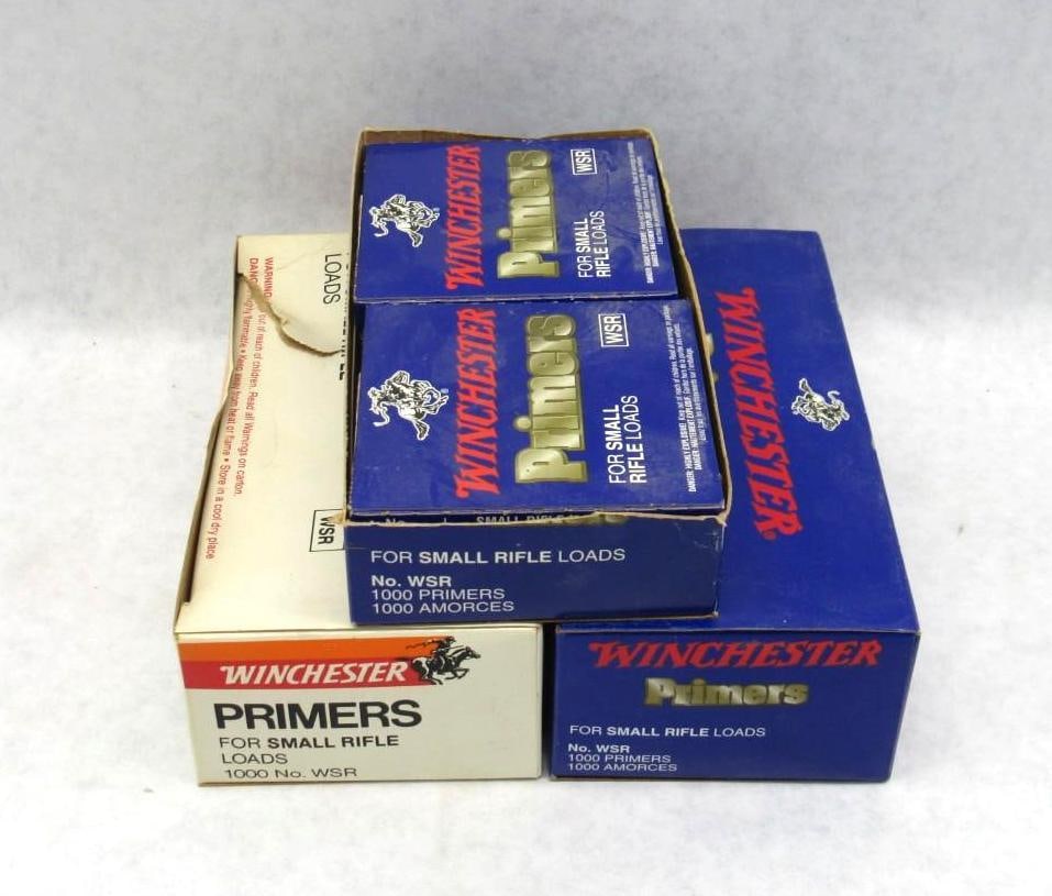 (2200) Winchester WSR Small Rifle Primers: (2200) Winchester WSR Small Rifle Primers 