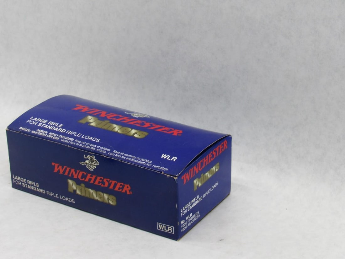 (800) Winchester WLR Large Rifle Primers - 3