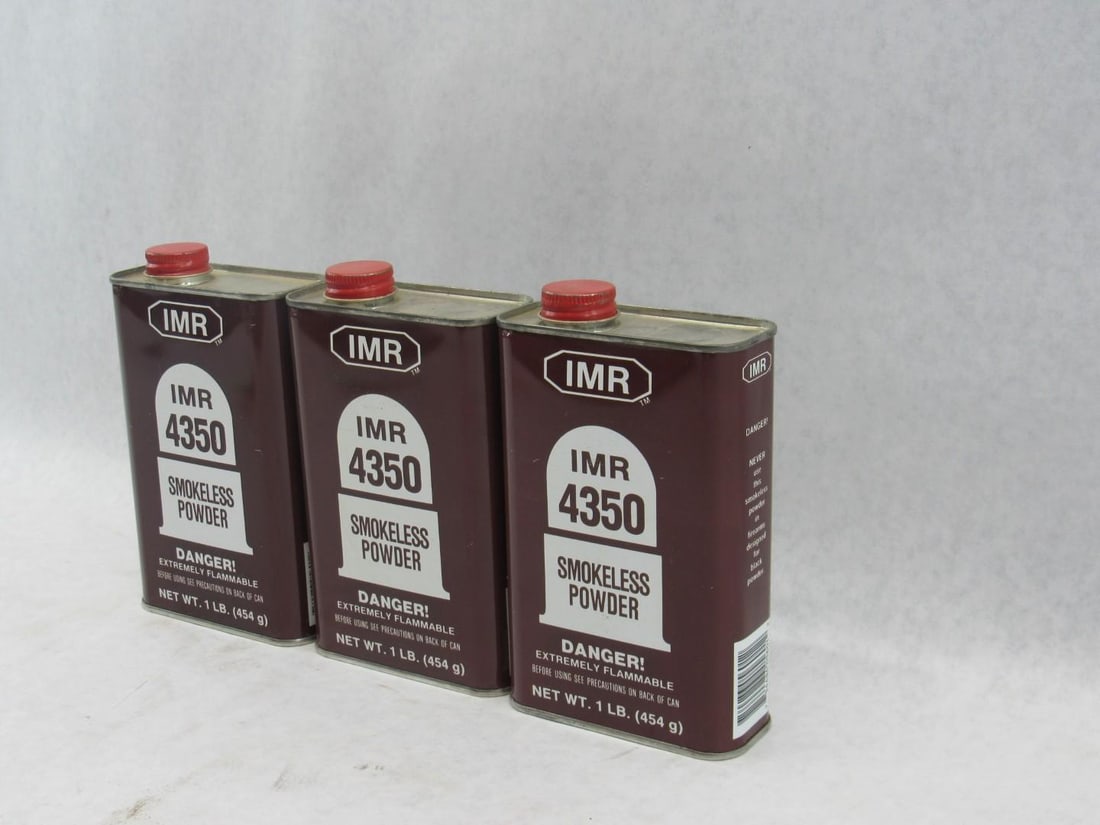 2.5lbs. +/- IMR 4350 Powder - 3