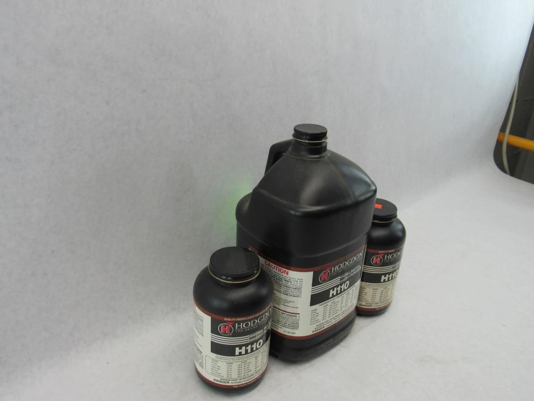 5.5lbs. +/- Hodgdon H110 Powder - 3
