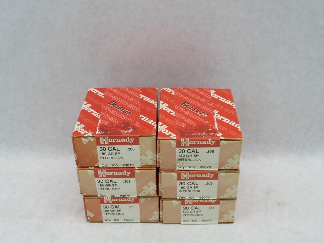 (6) Boxes of Hornady .308 Bullets - 2