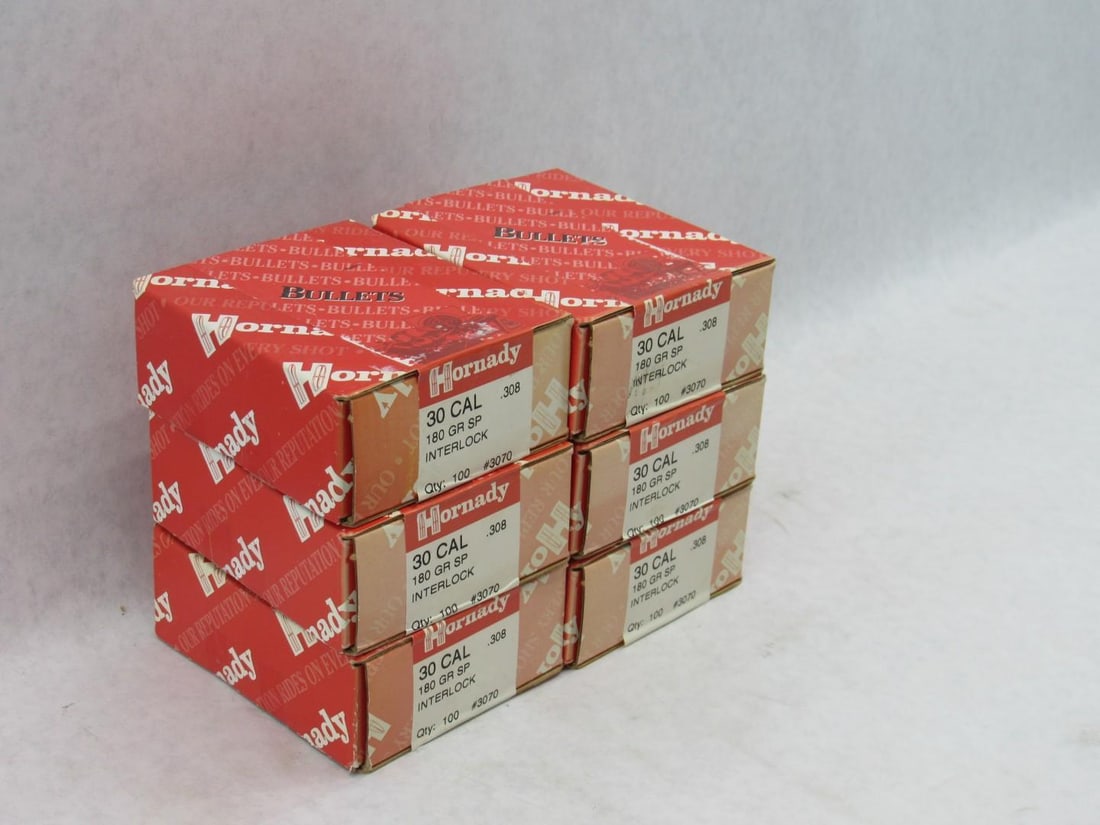 (6) Boxes of Hornady .308 Bullets - 3