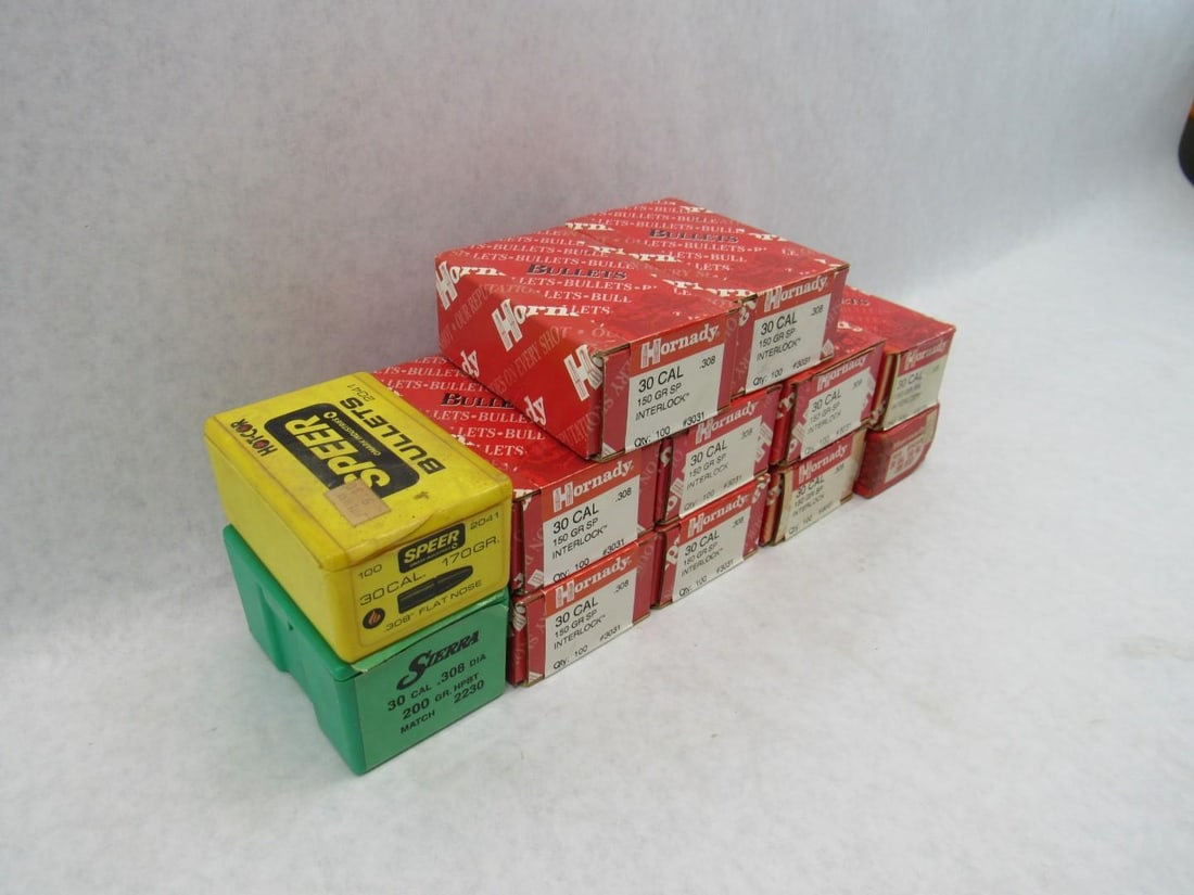 (9+) Boxes of .308 Bullets - 3