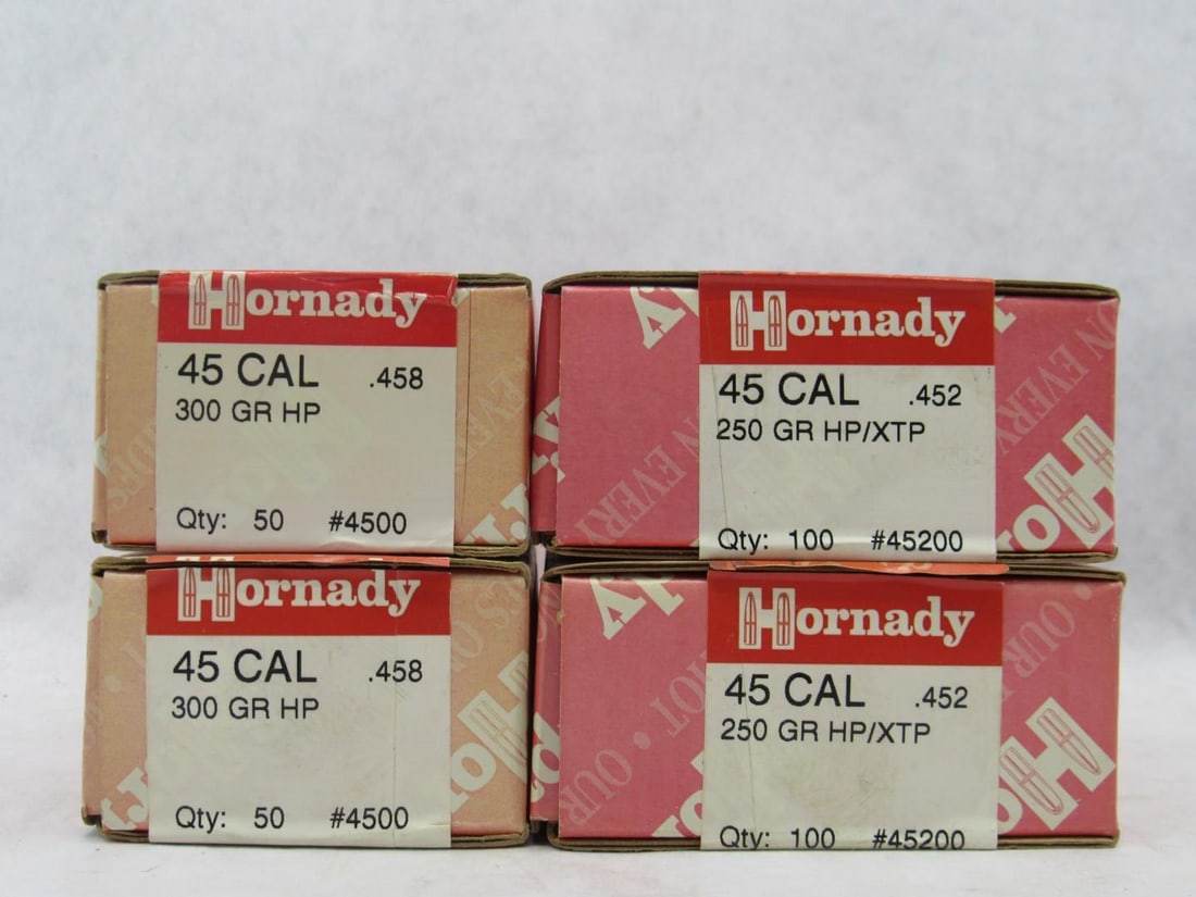 (200+/-) Hornady .45 Cal. Bullets - 4