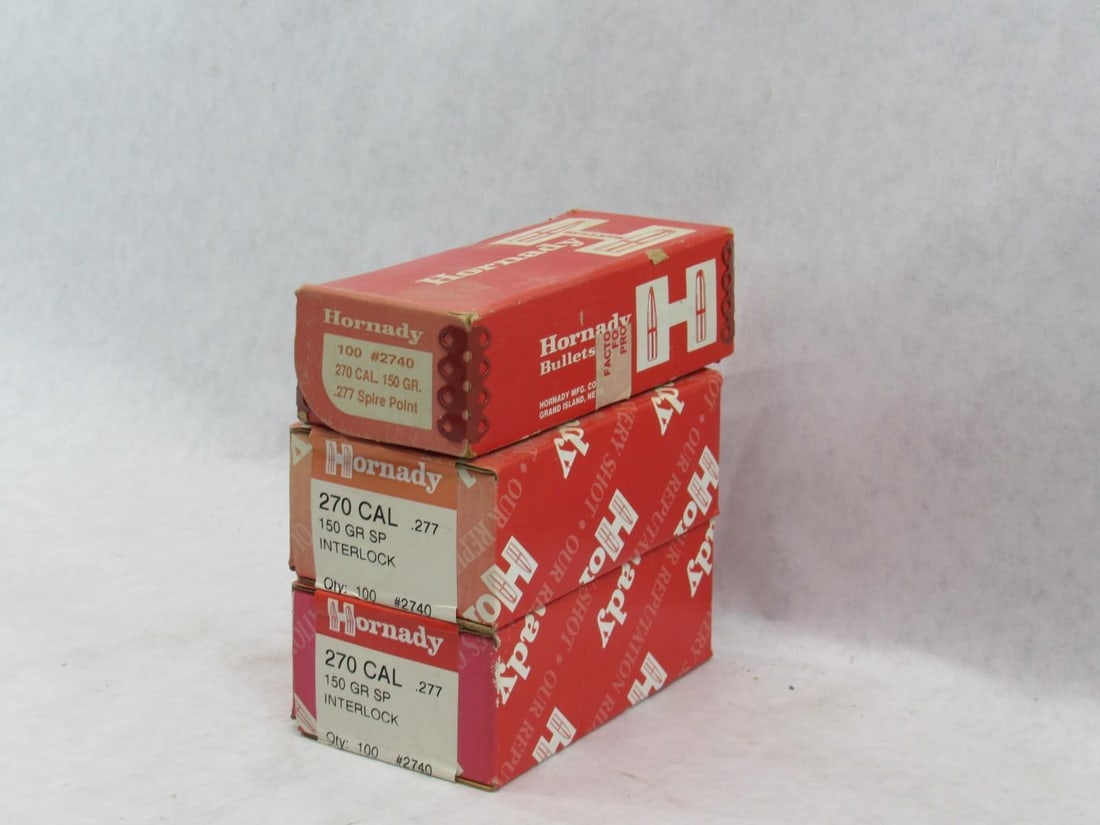 (220+/-) Hornady .270 Cal. Bullets - 2