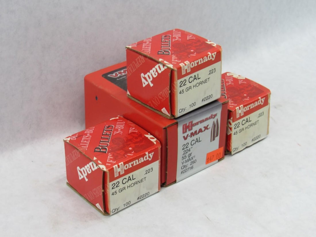 (350+) Hornady .22 Cal. Bullets - 2