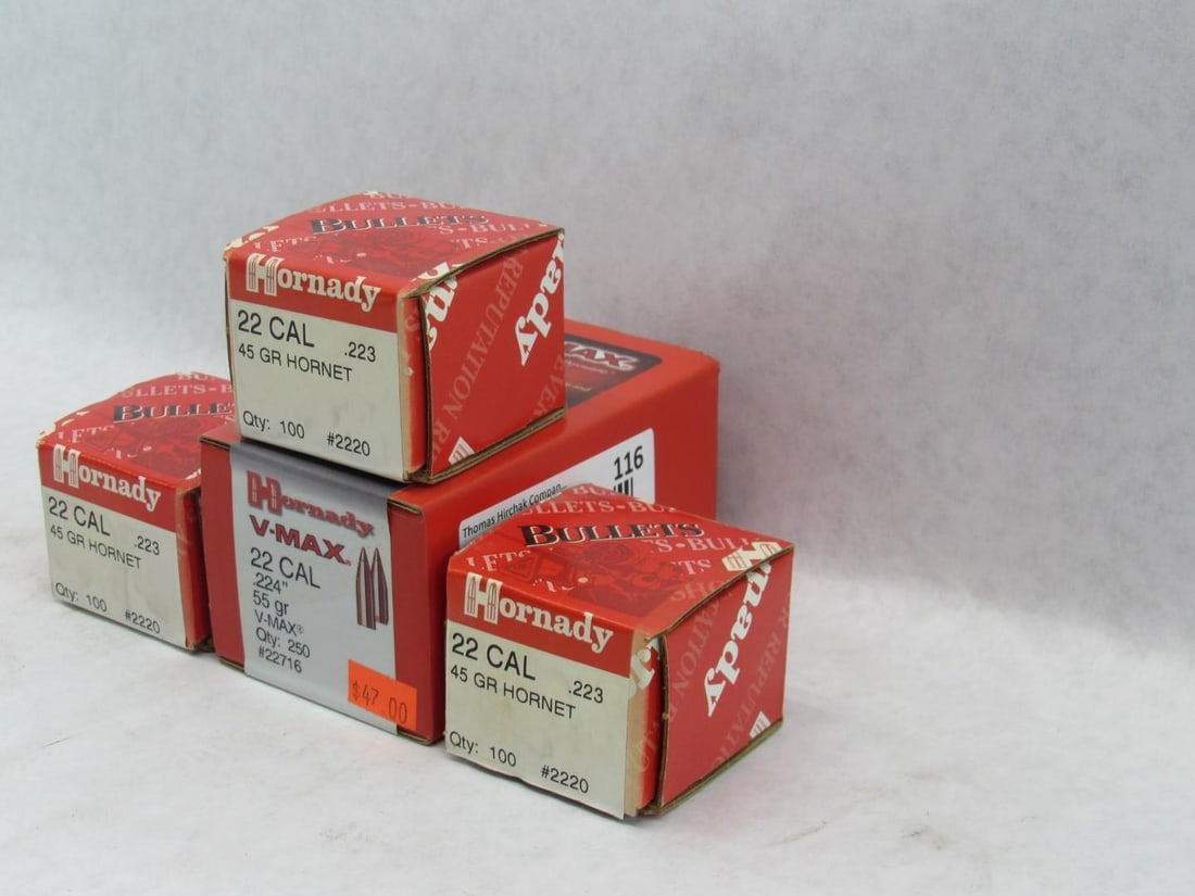(350+) Hornady .22 Cal. Bullets - 3