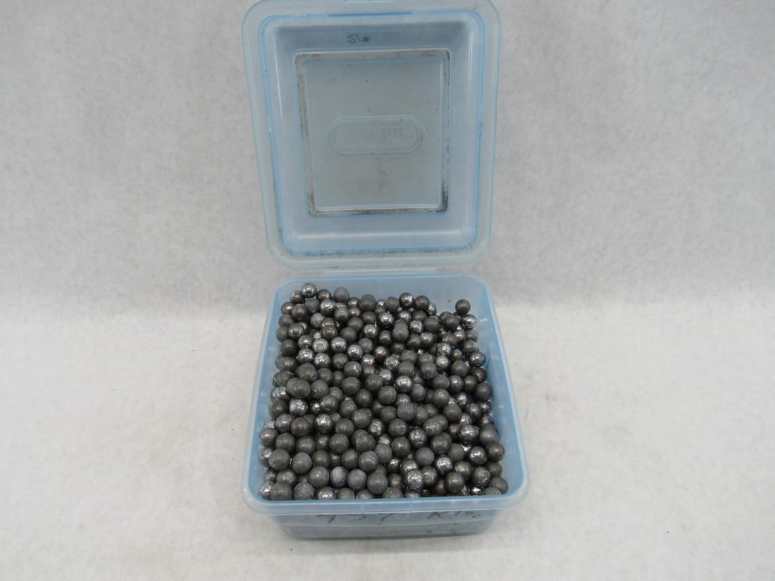 21lbs. .457 Round Lead Balls - 5
