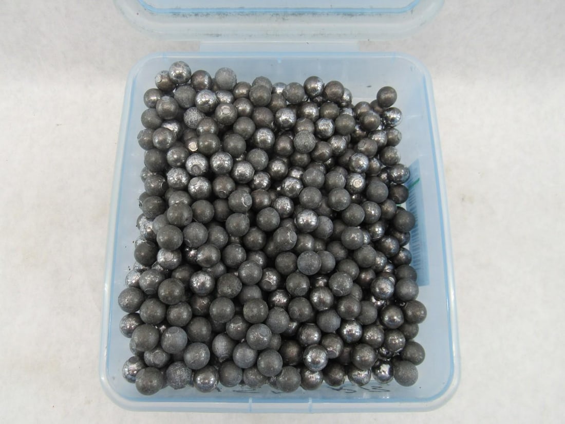 21lbs. .457 Round Lead Balls - 6