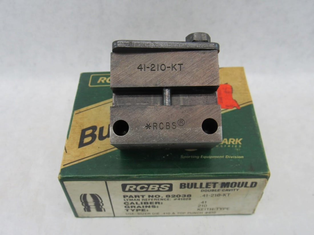 RCBS .41-210-KT 2-Cavity Bullet Mould Blocks - 2