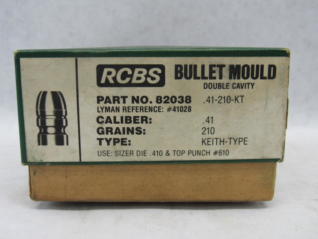 RCBS .41-210-KT 2-Cavity Bullet Mould Blocks - 5