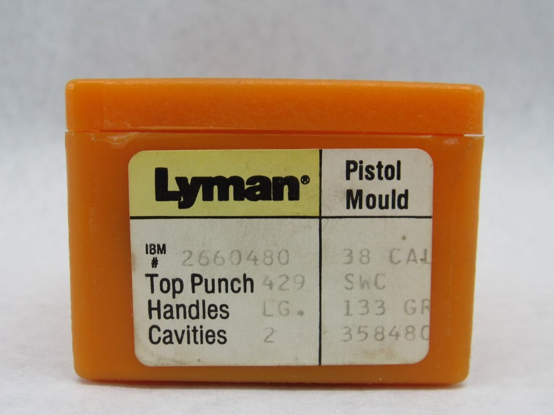 Lyman .38 Cal. 133 Gr. SWC 2-Cavity Bullet Mould Blocks - 7