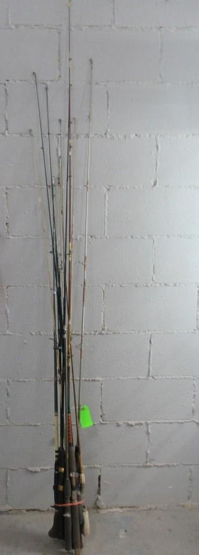 (13) Assorted Fishing Rods: (13) Assorted Fishing Rods 