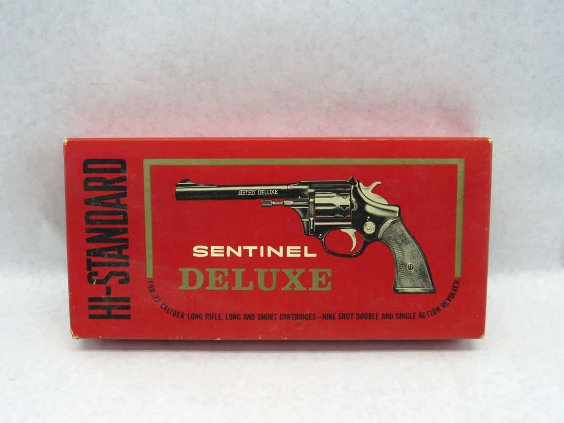 Vintage Hi-Standard Sentinel Deluxe Revolver Box: Vintage Hi-Standard Sentinel Deluxe Revolver Box 