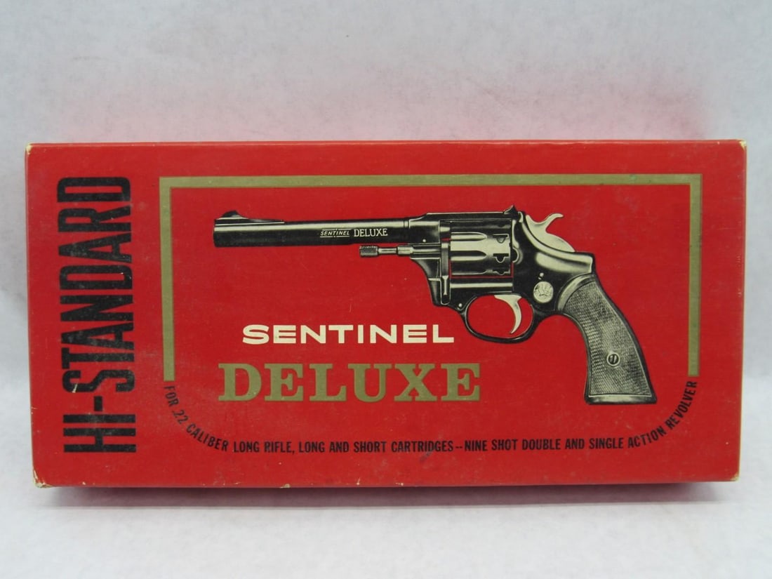 Vintage Hi-Standard Sentinel Deluxe Revolver Box - 4