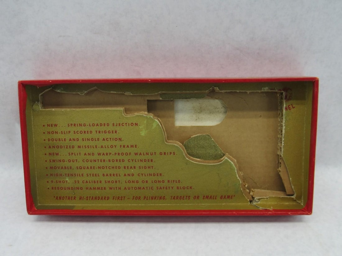 Vintage Hi-Standard Sentinel Deluxe Revolver Box - 5