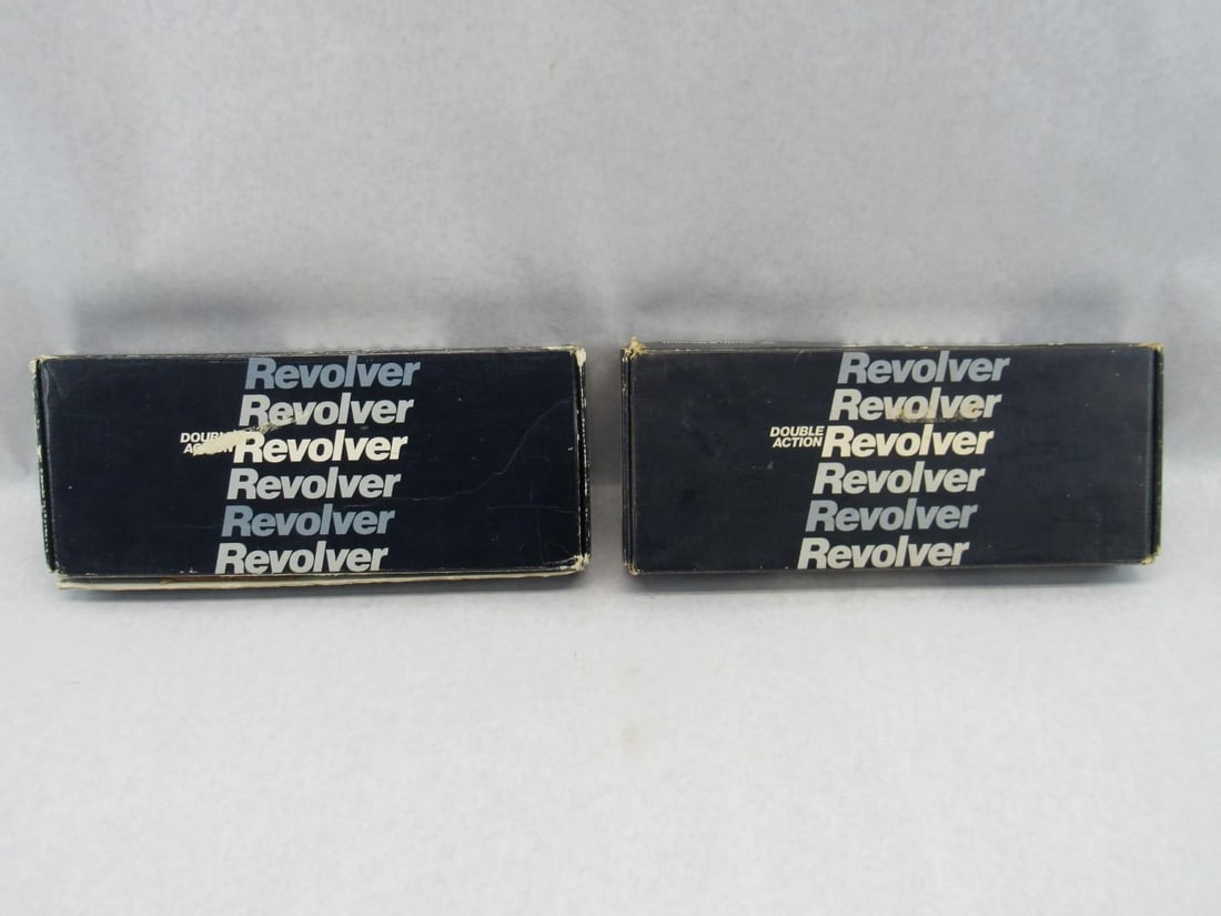 (2) Smith & Wesson Double Action Revolver Boxes: (2) Smith & Wesson Double Action Revolver Boxes 