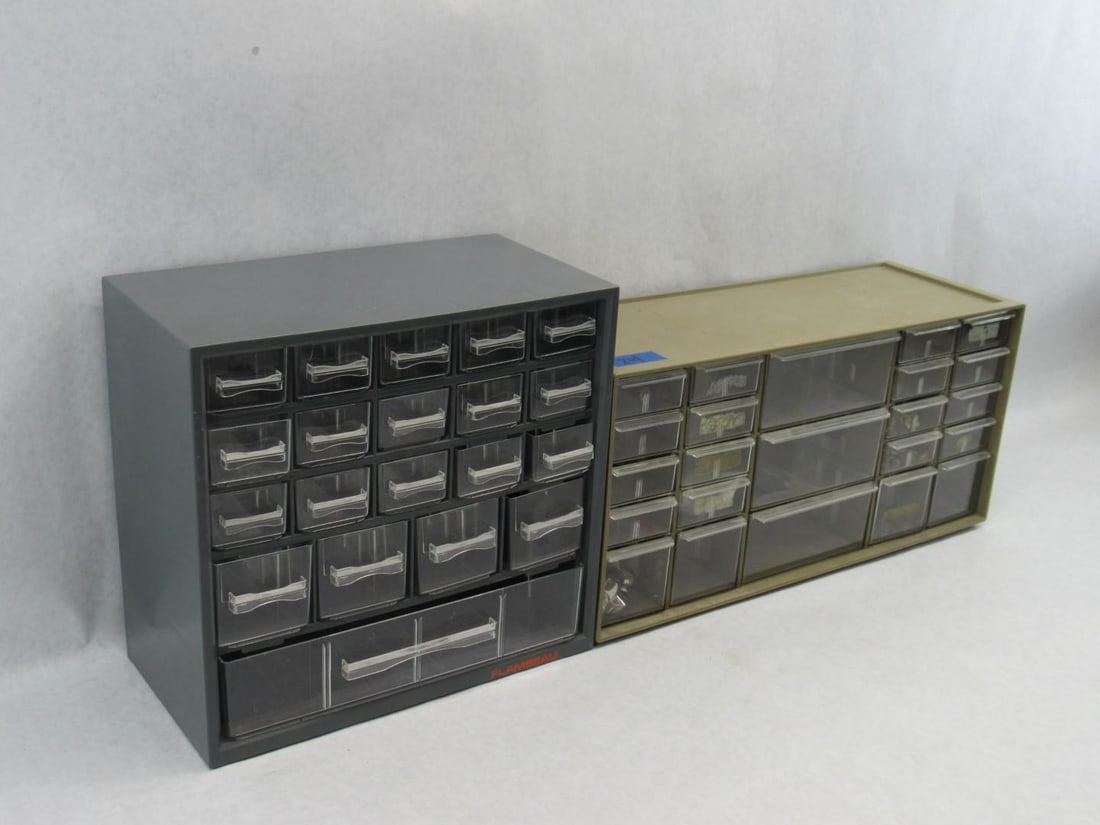 (2) Small Parts Cabinets - 2