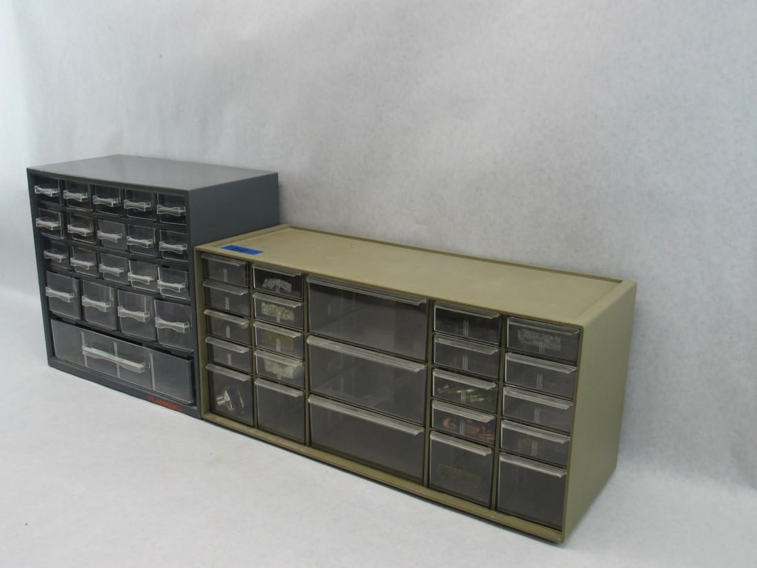 (2) Small Parts Cabinets - 3