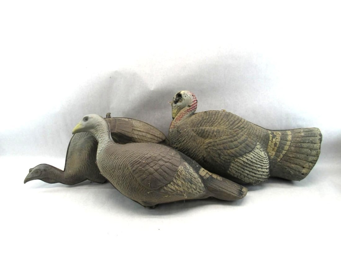 (3) Foam Turkey Decoys (1 of 7)