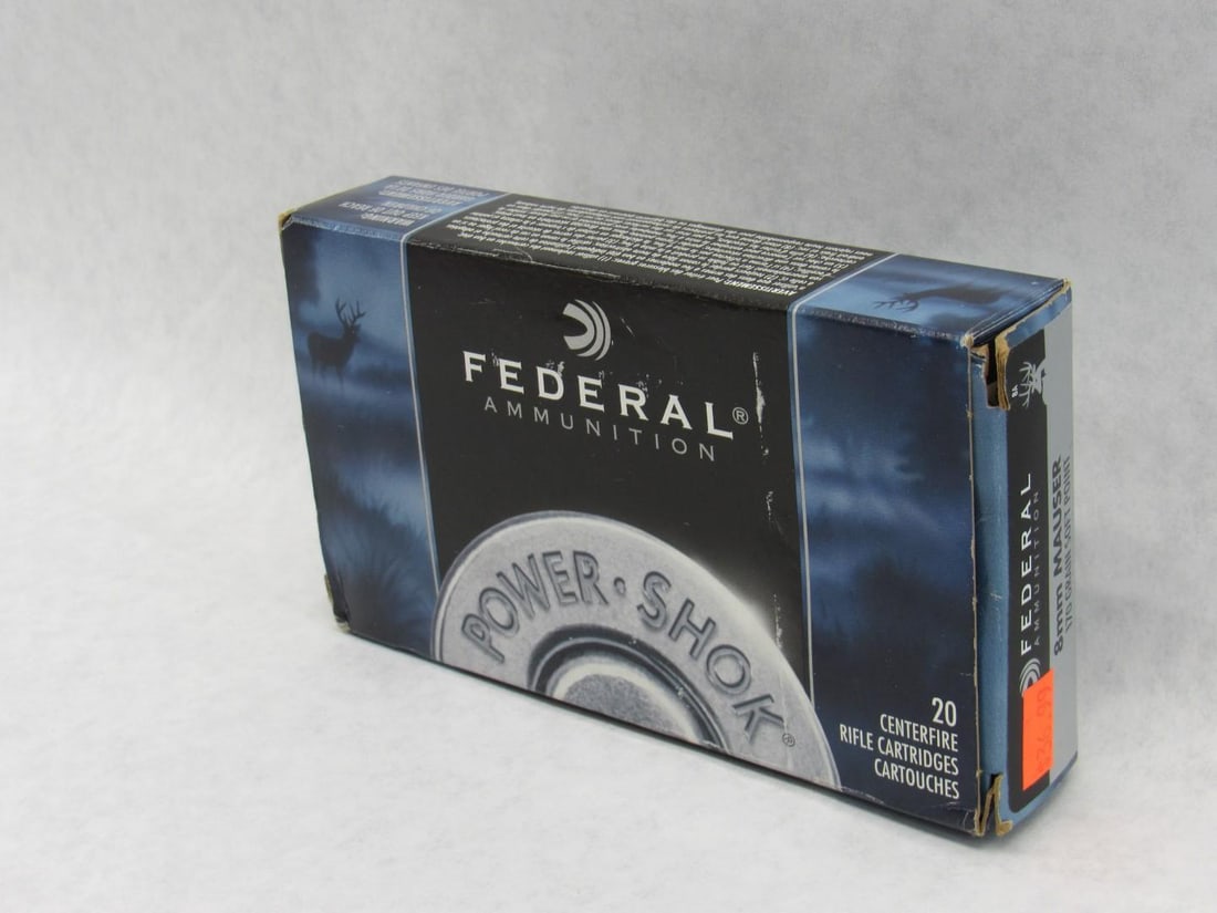 (1) Box of Federal 8mm Mauser Cartridges - 3