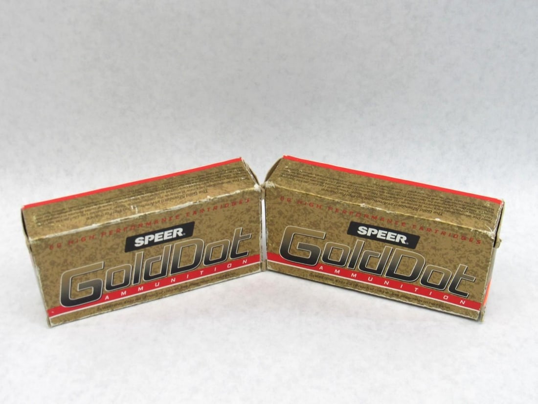 (2) Boxes of Speer .357 Sig Cartridges: (2) Boxes of Speer .357 Sig Cartridges 