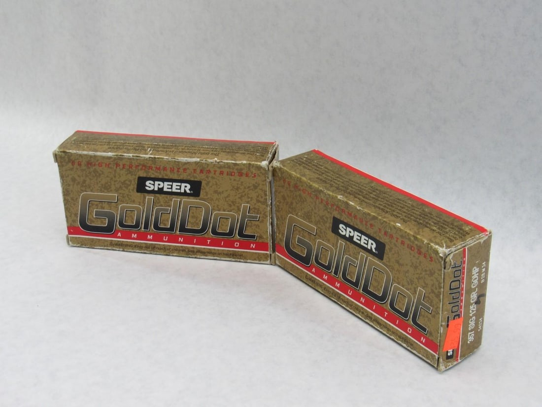 (2) Boxes of Speer .357 Sig Cartridges - 3