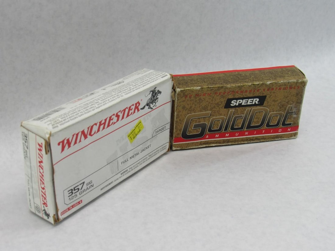 (2) Boxes of .357 Sig Cartridges - 2