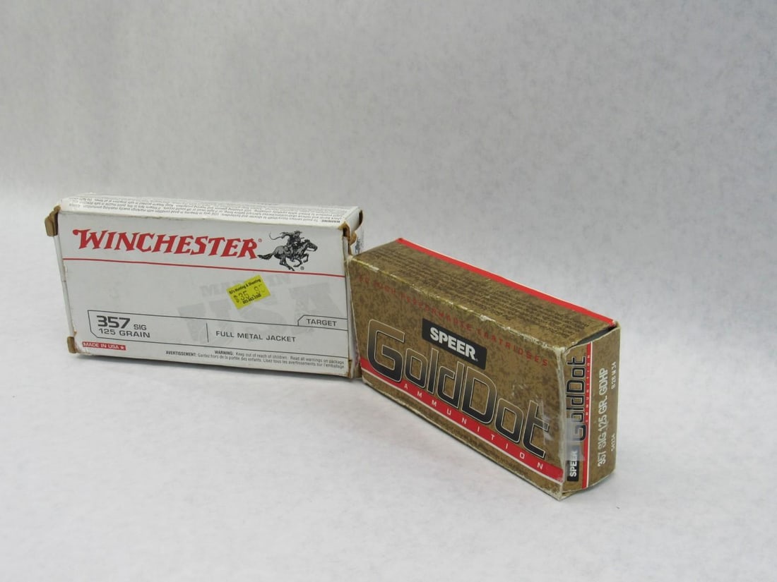 (2) Boxes of .357 Sig Cartridges - 3