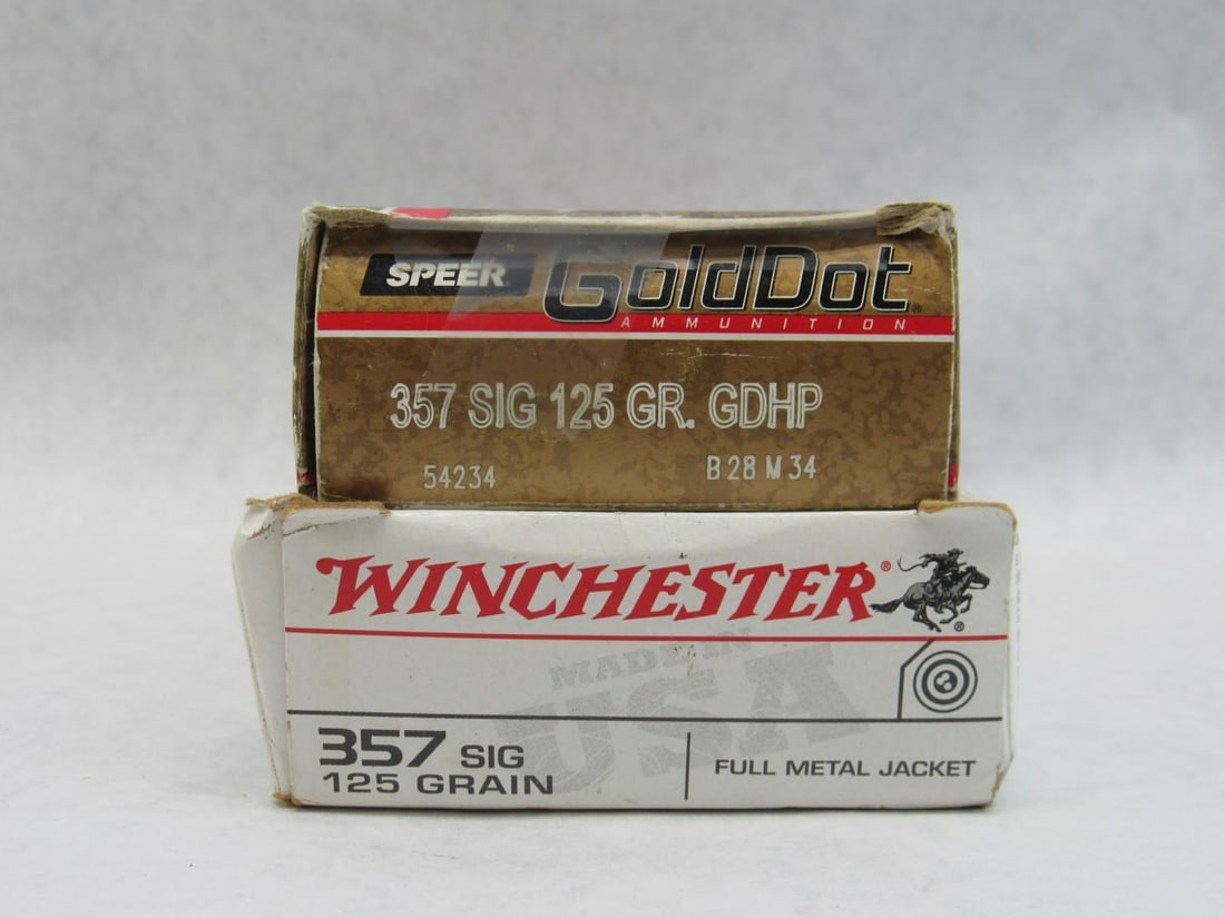 (2) Boxes of .357 Sig Cartridges - 4