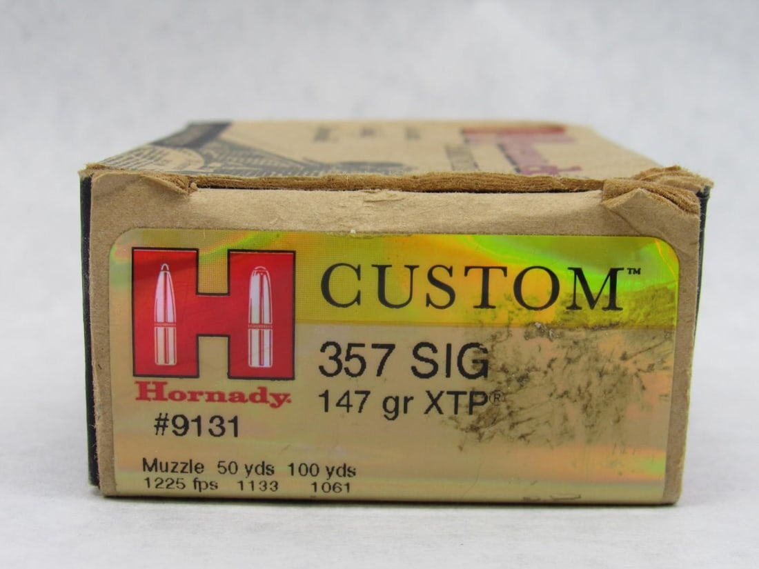 (1) Box of Hornady .357 Sig Cartridges - 4