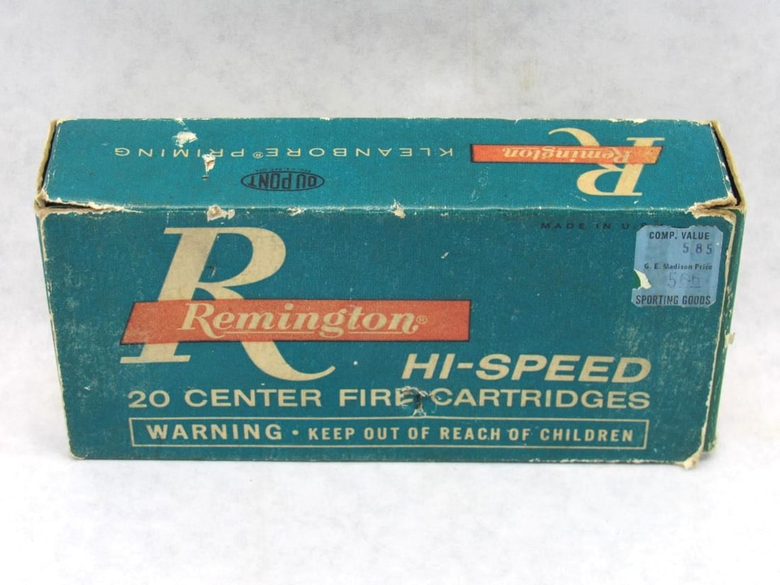 (1) Box of Remington .444 Marlin Cartridges: (1) Box of Remington .444 Marlin Cartridges 