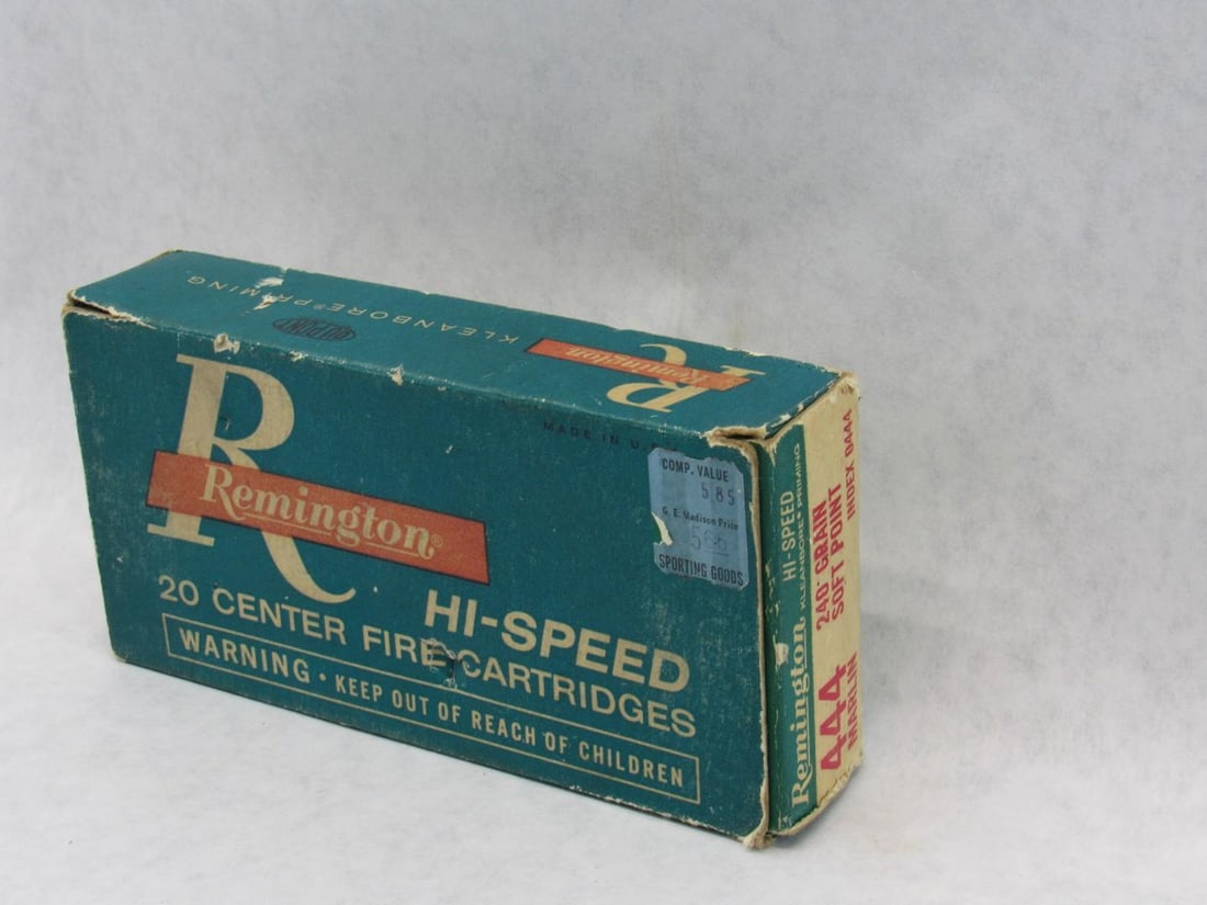 (1) Box of Remington .444 Marlin Cartridges - 3