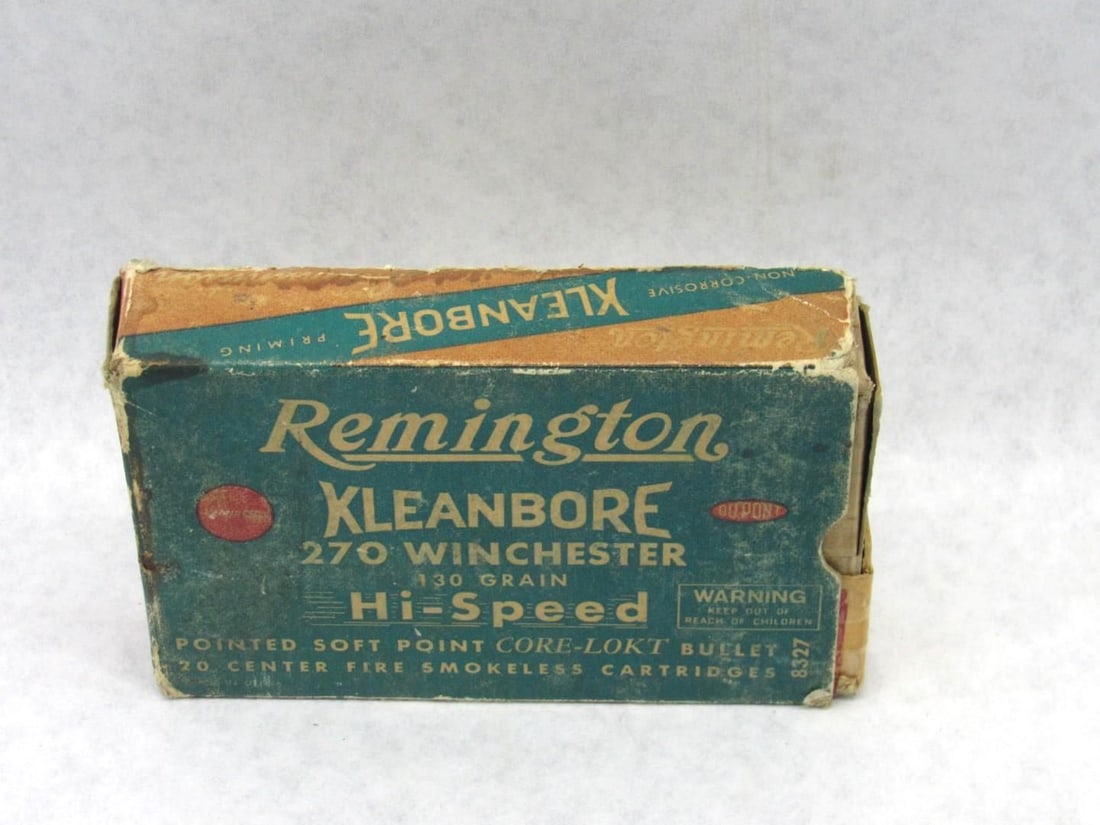 (1) Two Piece Box of Antique UMC 7mm Cartridges: original contents 