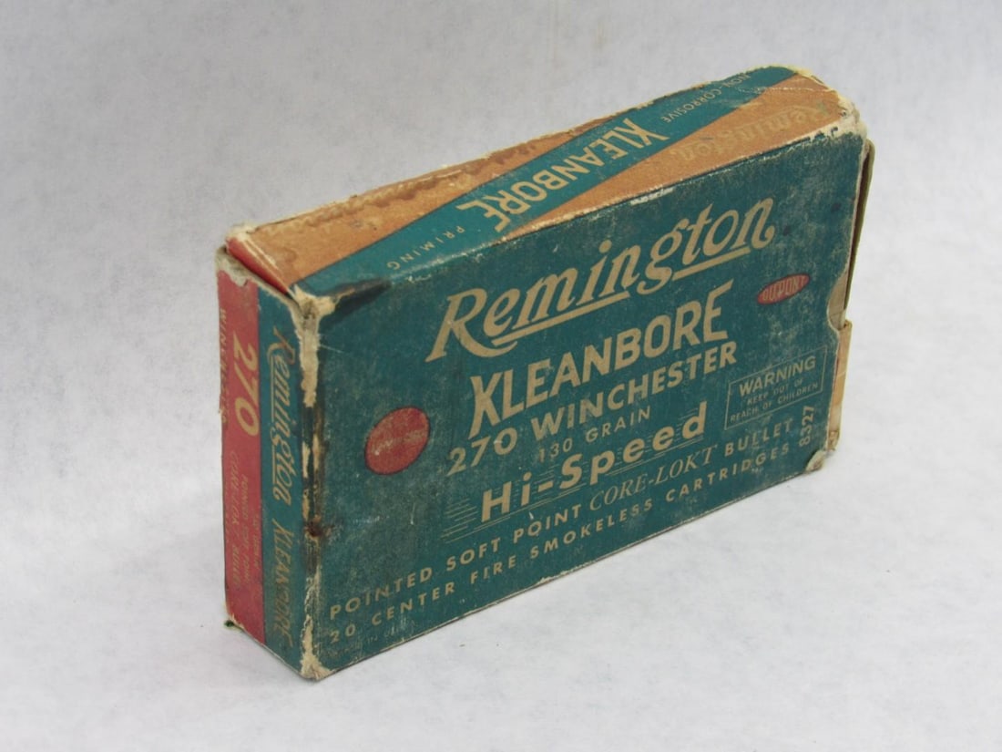 (1) Two Piece Box of Antique UMC 7mm Cartridges - 2