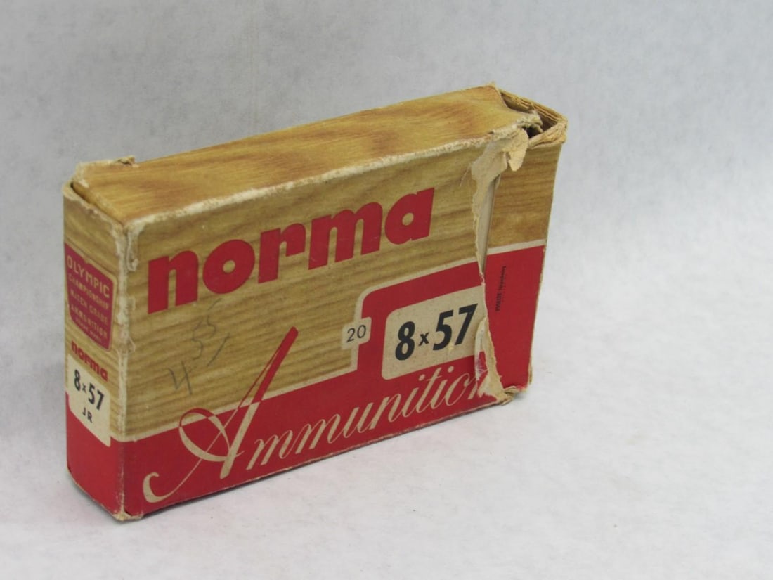 (12) Norma 8x57JR Match Cartridges - 2