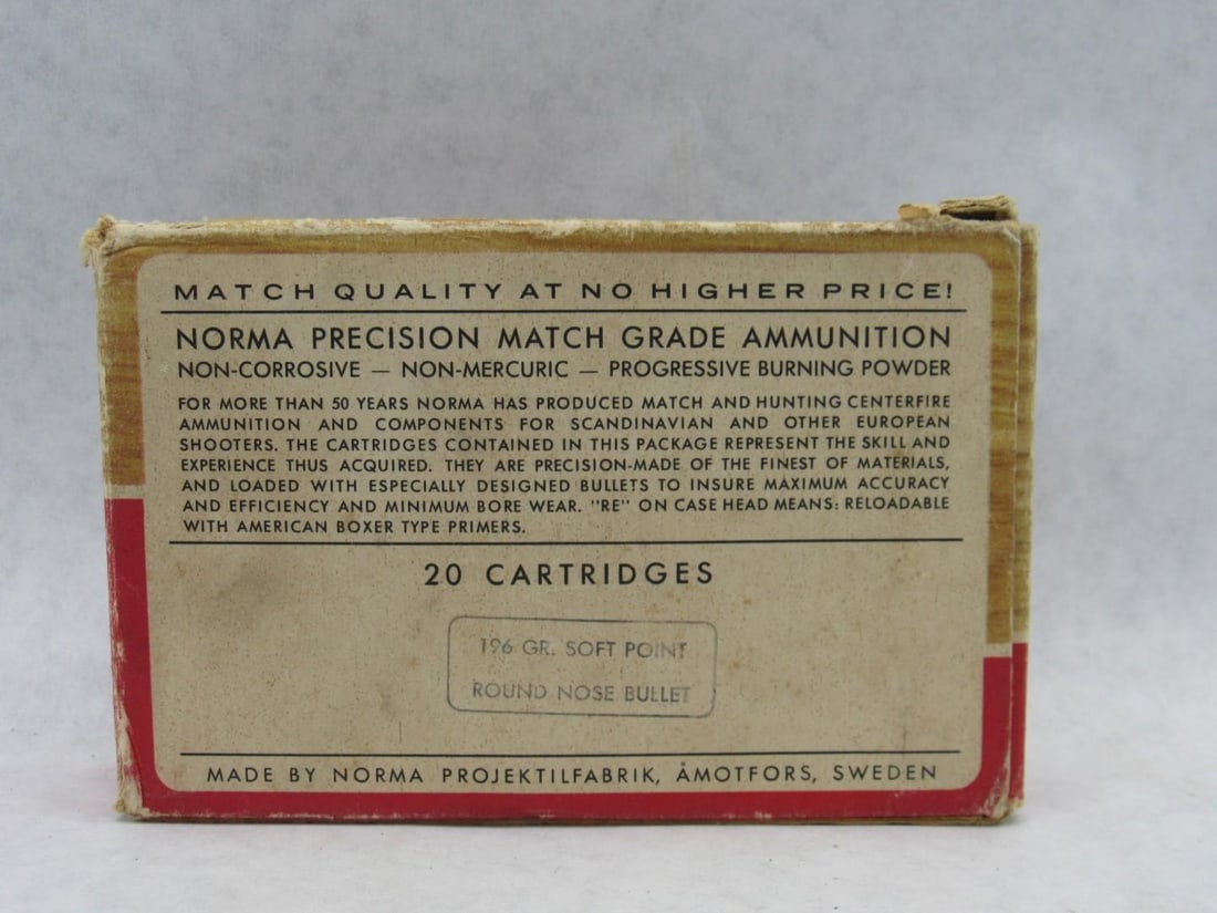 (12) Norma 8x57JR Match Cartridges - 5