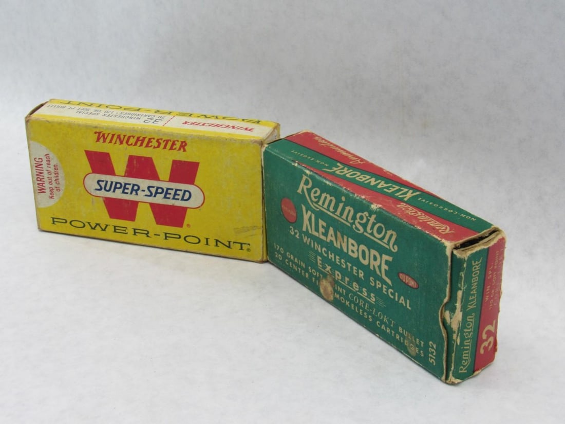 (2) Vintage .38 Winchester Special Cartridges Boxes - 3