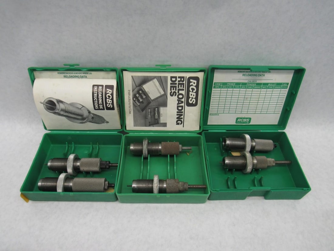 (3) Sets of Reloading Dies - 7
